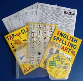 S-97 English Spelling Chart Pack (Training pack for Teachers, Assistants, Students and Parents)