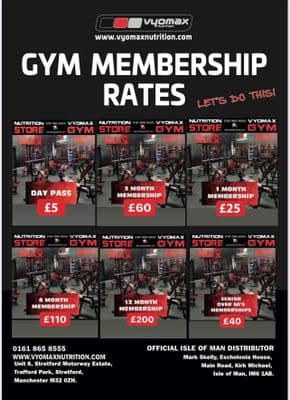 GYM MEMBERSHIPS AND DAY PASSES