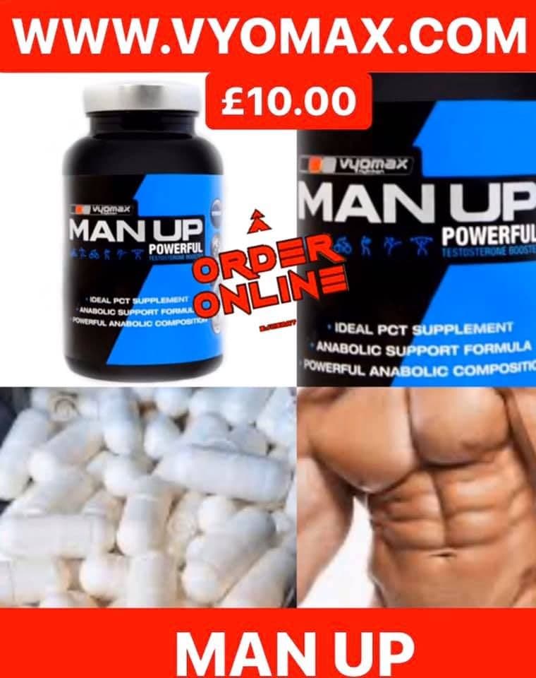 VYOMAX® MAN UP  TESTOSTERONE BOOSTER 60 CAPSULES