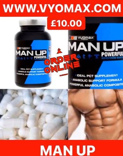 VYOMAX® MAN UP  TESTOSTERONE BOOSTER 60 CAPSULES