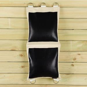 Standard 2 Section Wall Bag - Leather
